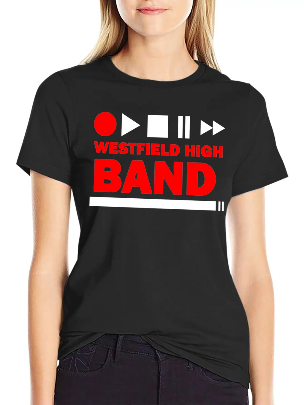 WESTFIELD HIGH BAND Stylish Everyday T-Shirt – Unisex Basic Cotton Tee