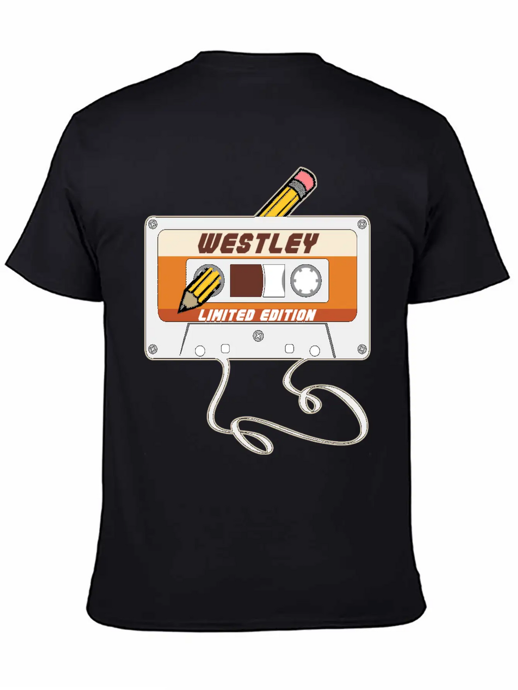 Westley Limited Edition Cassette Tape Vintage Unisex Casual T-Shirt – Clean Design For Daily Comfort