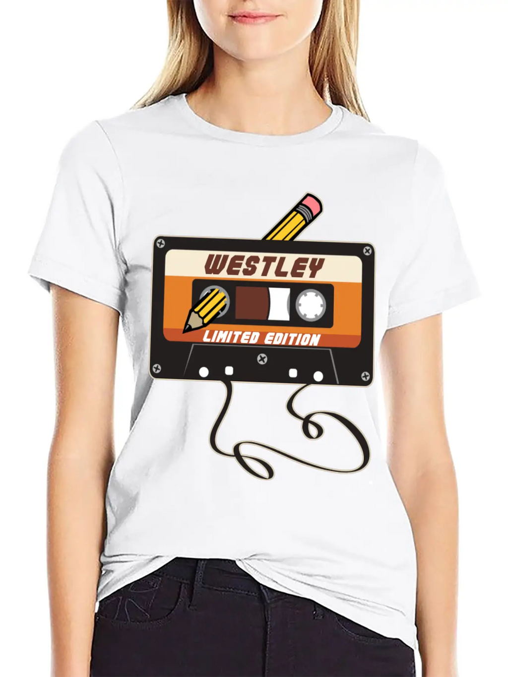 Westley Limited Edition Cassette Tape Vintage Unisex Casual T-Shirt – Clean Design For Daily Comfort