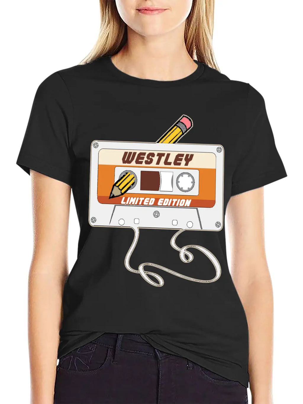Westley Limited Edition Cassette Tape Vintage Unisex Casual T-Shirt – Clean Design For Daily Comfort