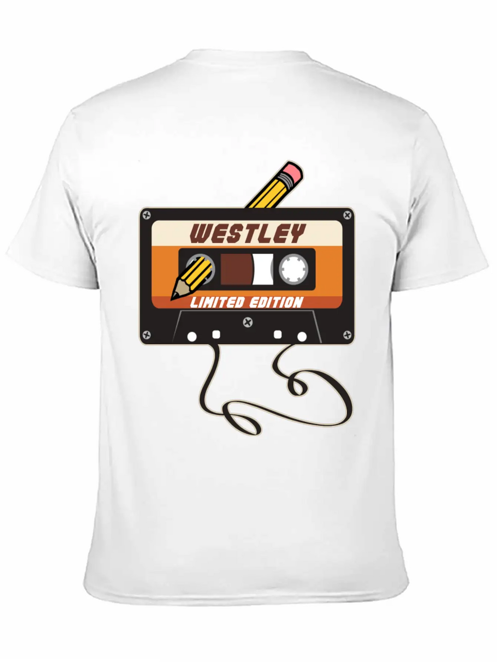 Westley Limited Edition Cassette Tape Vintage Unisex Casual T-Shirt – Clean Design For Daily Comfort