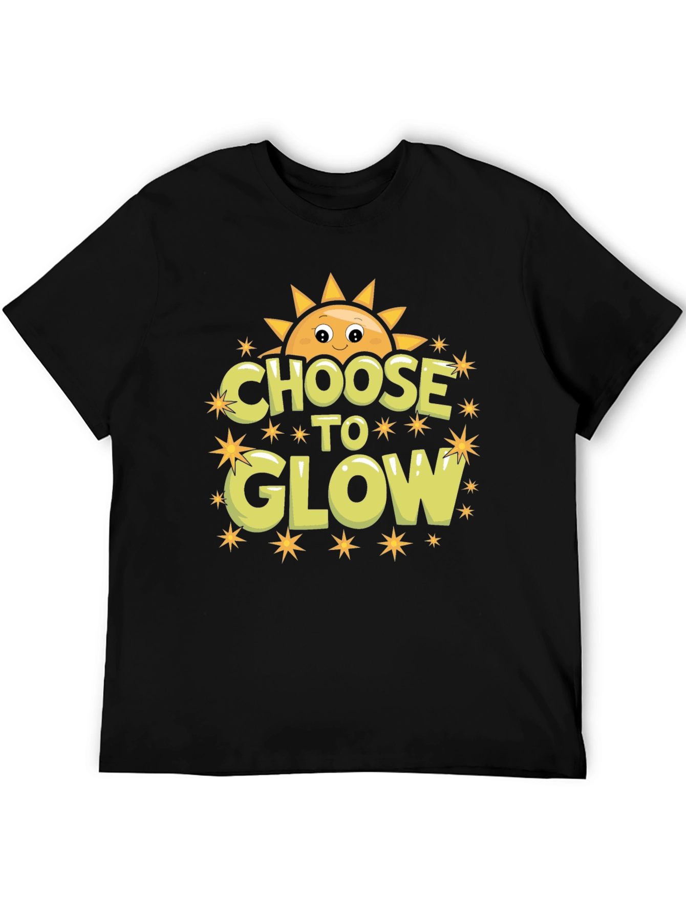Choose to Glow Graphic T-Shirt - Sunshine Design