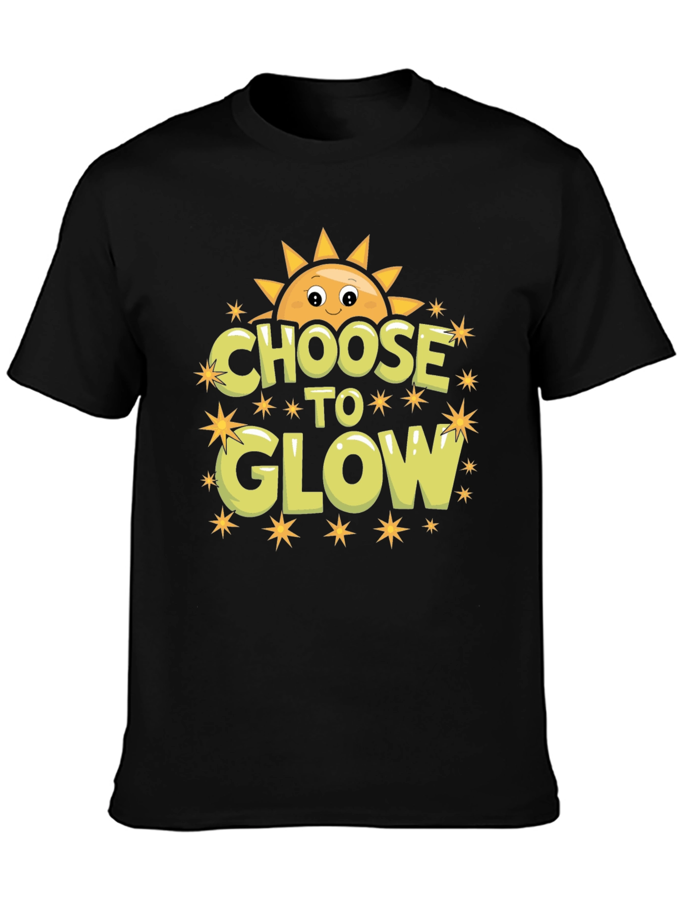 Choose to Glow Graphic T-Shirt - Sunshine Design