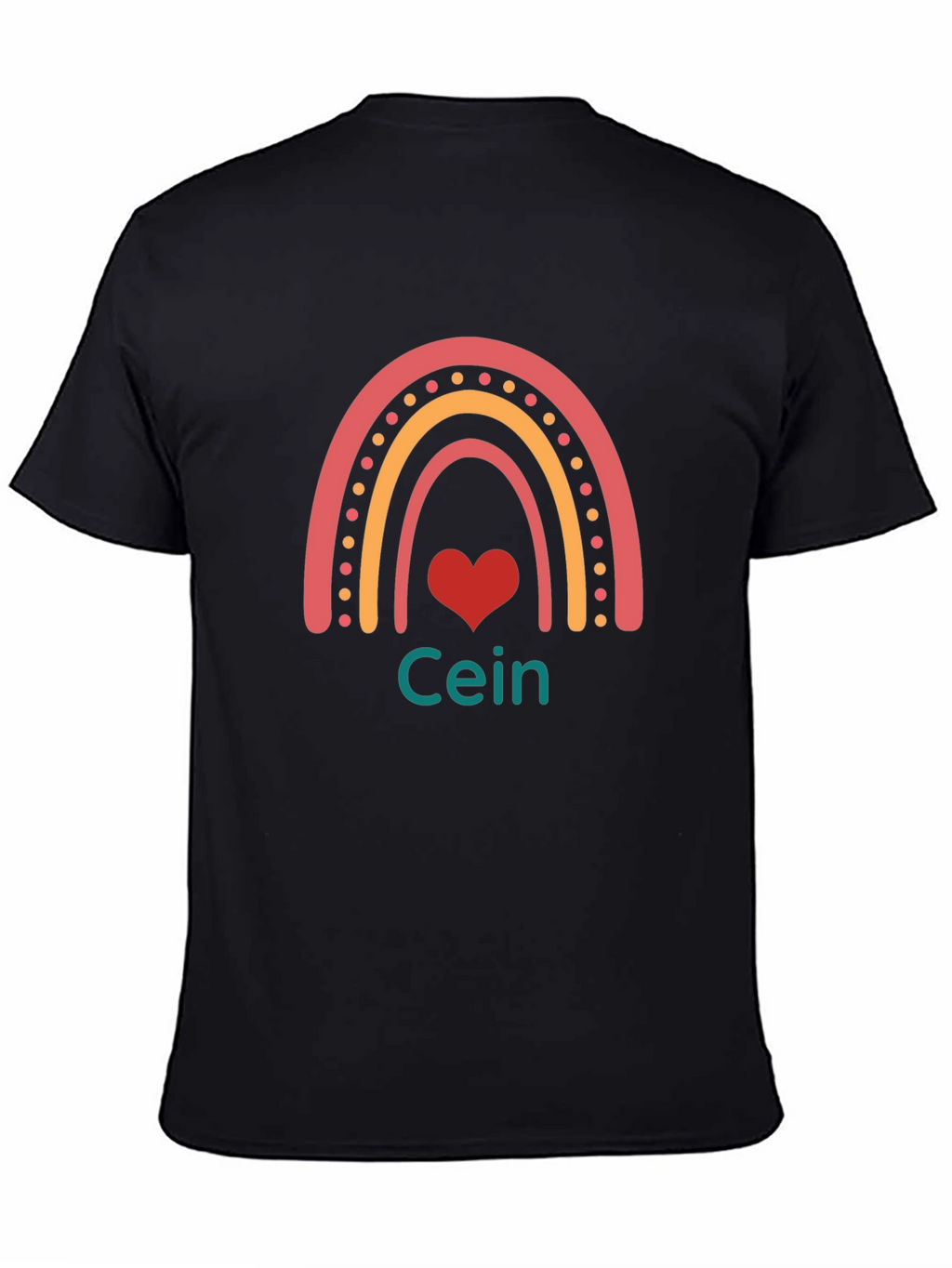 Rainbow Heart Personalized T-Shirt
