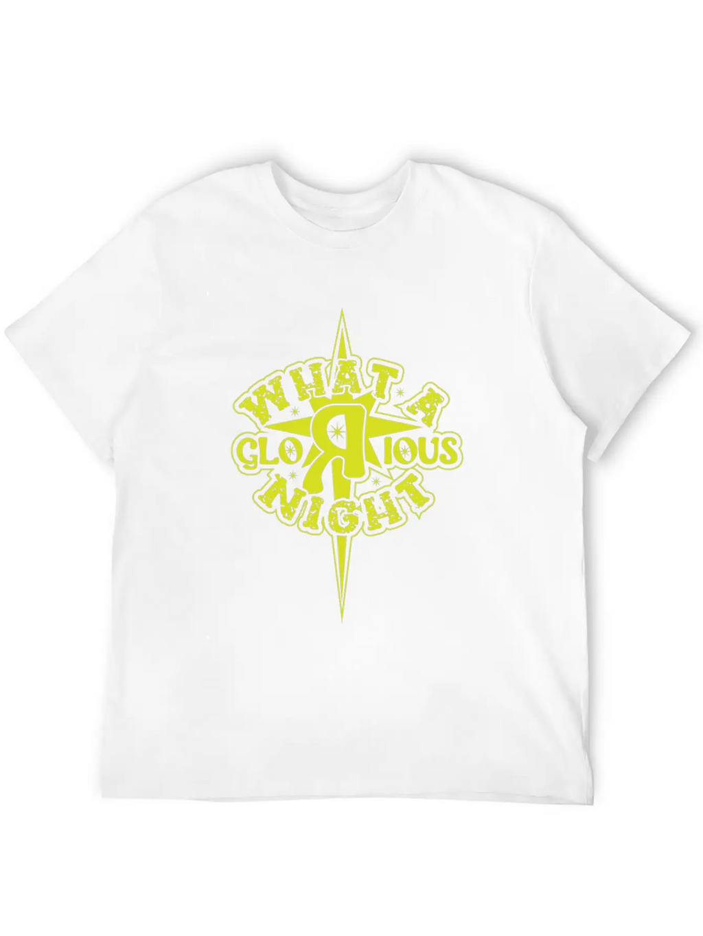 What A Glorious Night Breathable Soft Cotton T-Shirt – Timeless Casual Look
