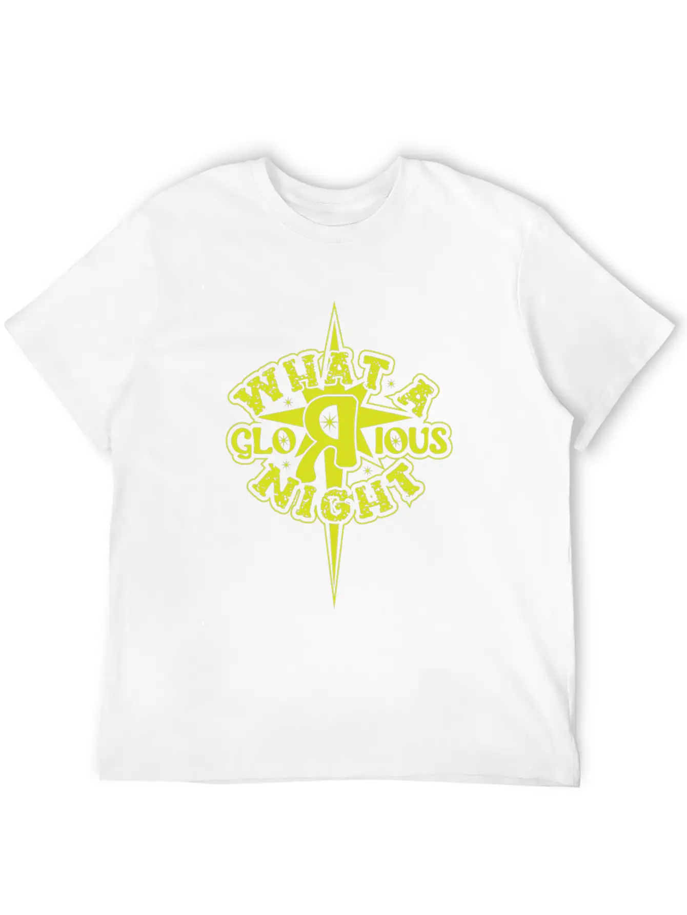 What A Glorious Night Breathable Soft Cotton T-Shirt – Timeless Casual Look