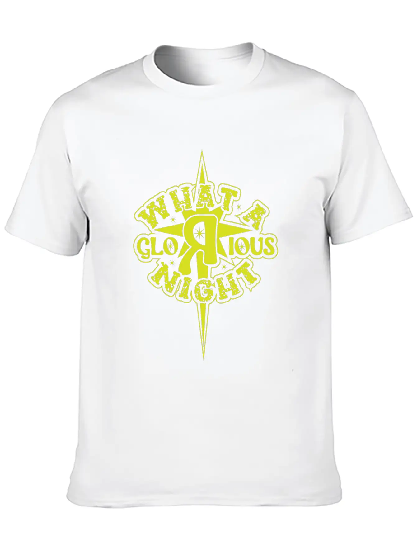 What A Glorious Night Breathable Soft Cotton T-Shirt – Timeless Casual Look