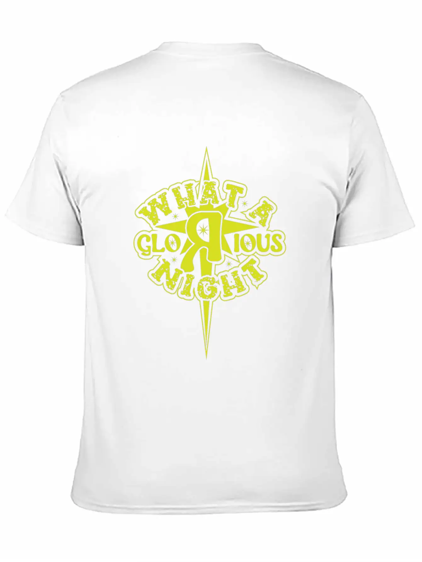 What A Glorious Night Breathable Soft Cotton T-Shirt – Timeless Casual Look