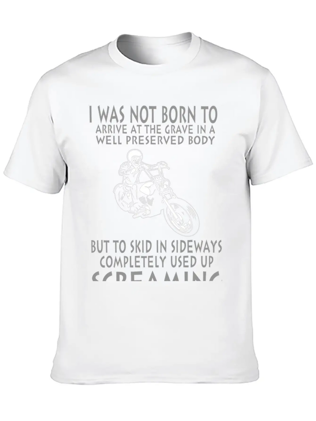 What A Ride - Used Up Screaming Unisex Casual T-Shirt – Clean Design For Daily Comfort