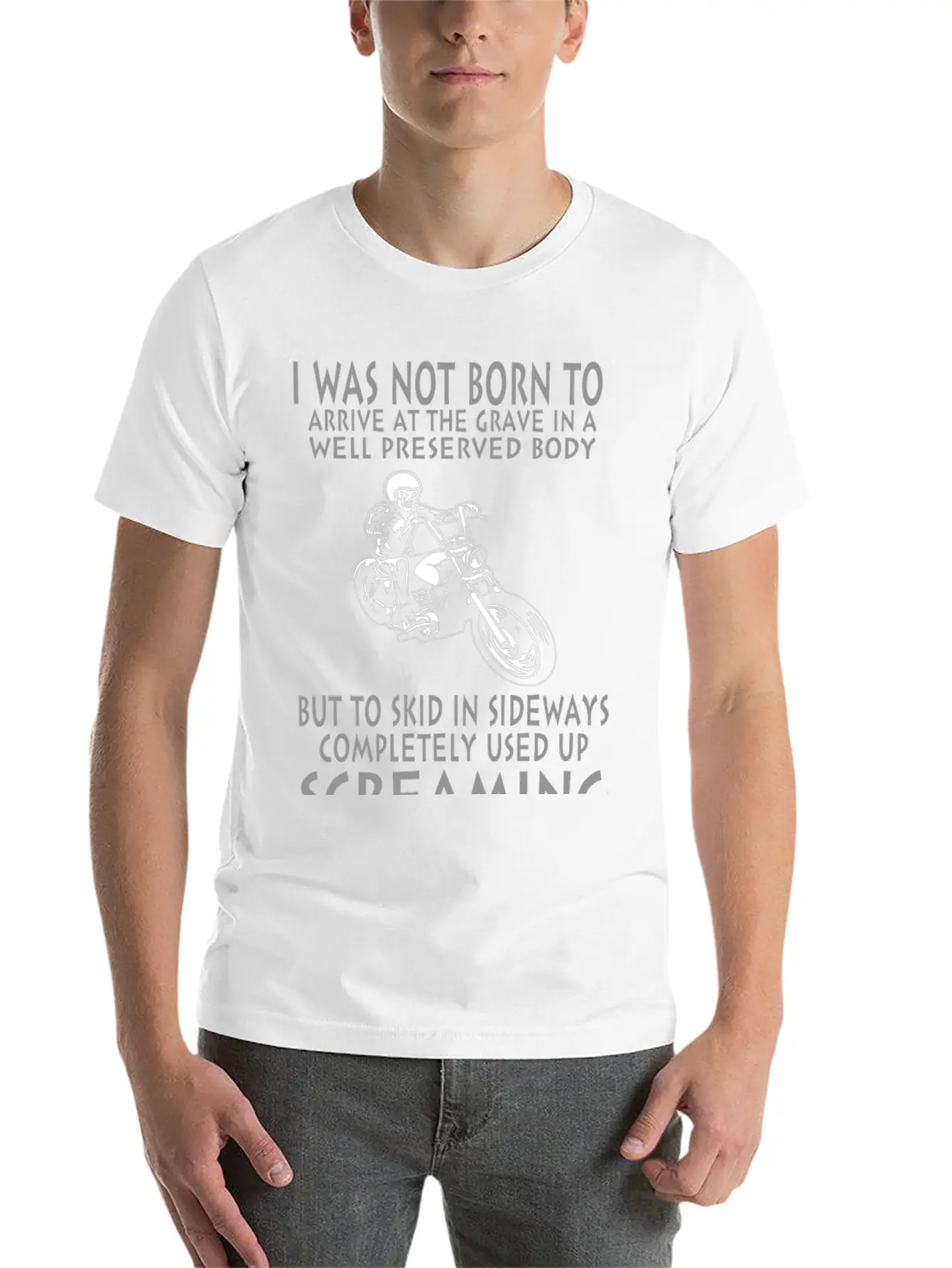 What A Ride - Used Up Screaming Unisex Casual T-Shirt – Clean Design For Daily Comfort