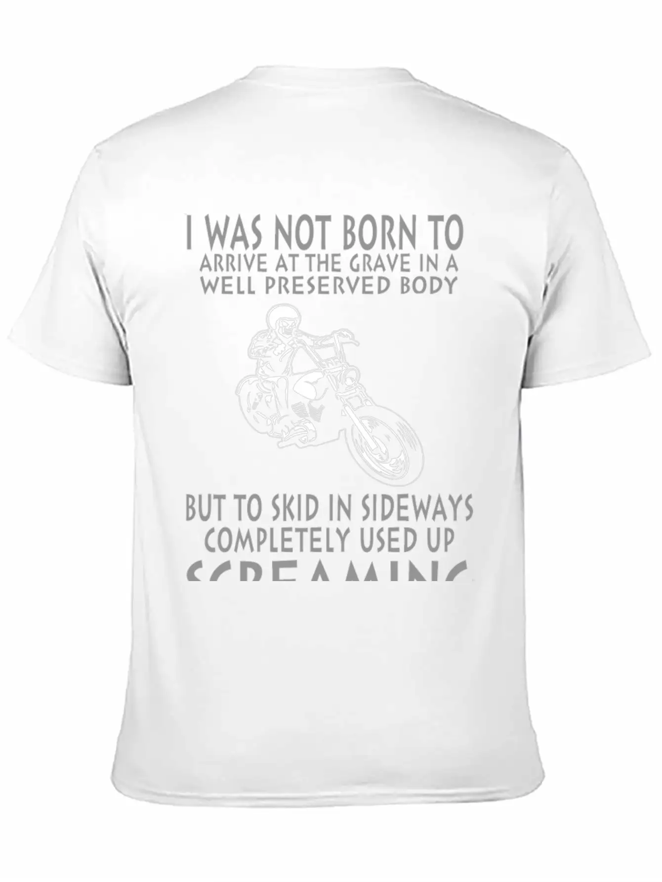 What A Ride - Used Up Screaming Unisex Casual T-Shirt – Clean Design For Daily Comfort