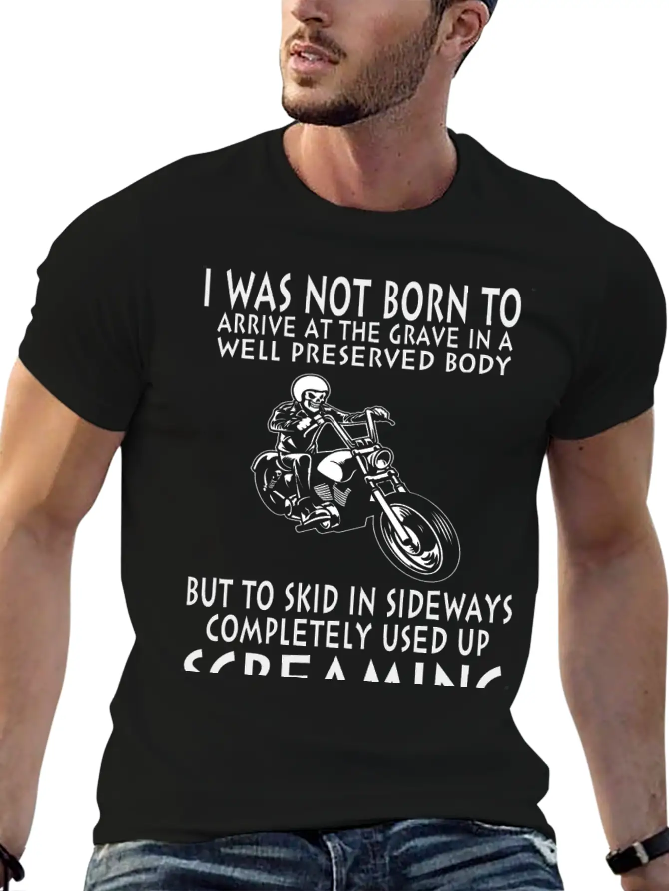 What A Ride - Used Up Screaming Unisex Casual T-Shirt – Clean Design For Daily Comfort