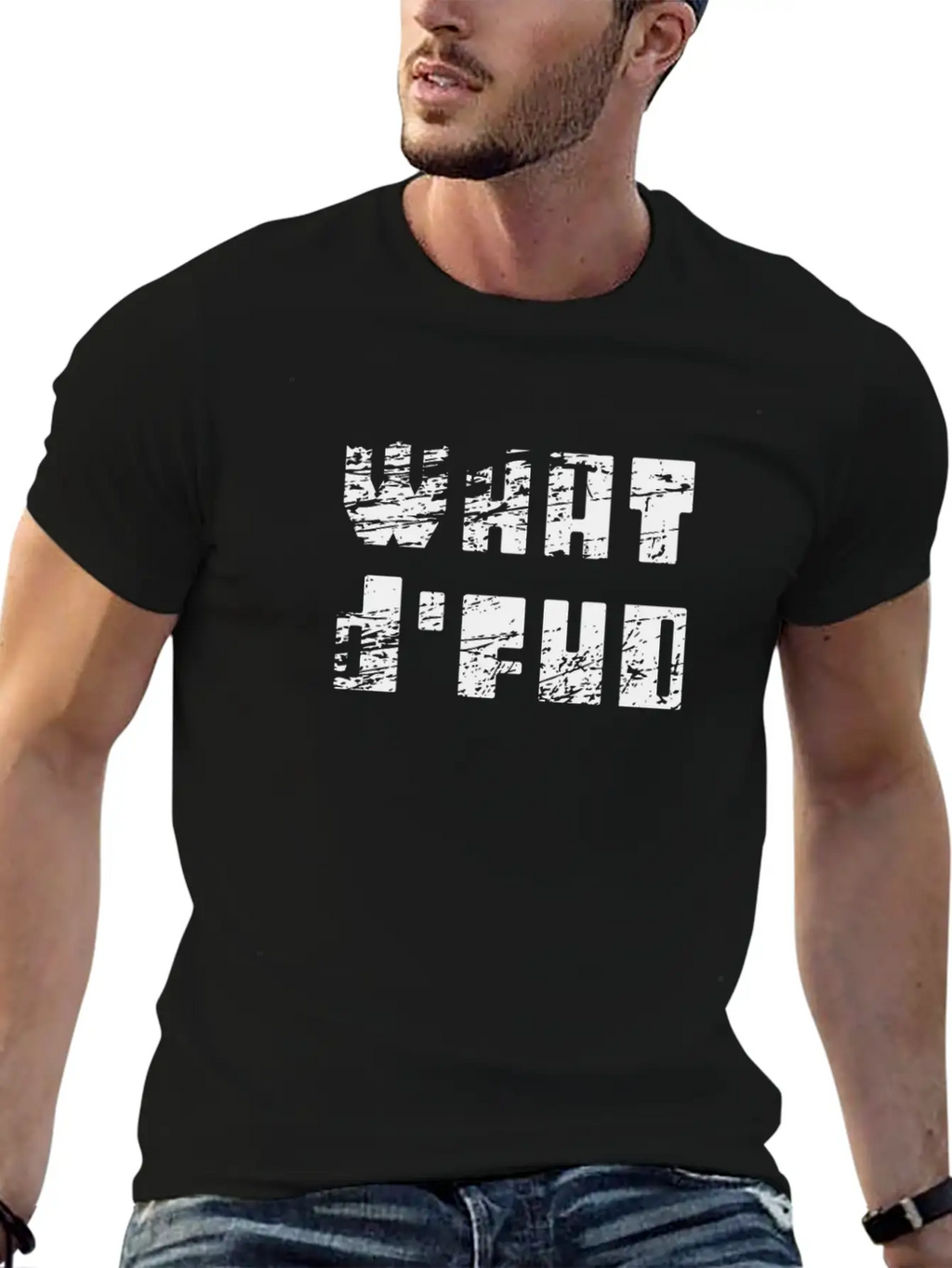What D'FUD (FUD: Fear, Uncertainty And Doubt) Unisex Short Sleeve Soft Cotton T-Shirt – Casual Everyday Wear