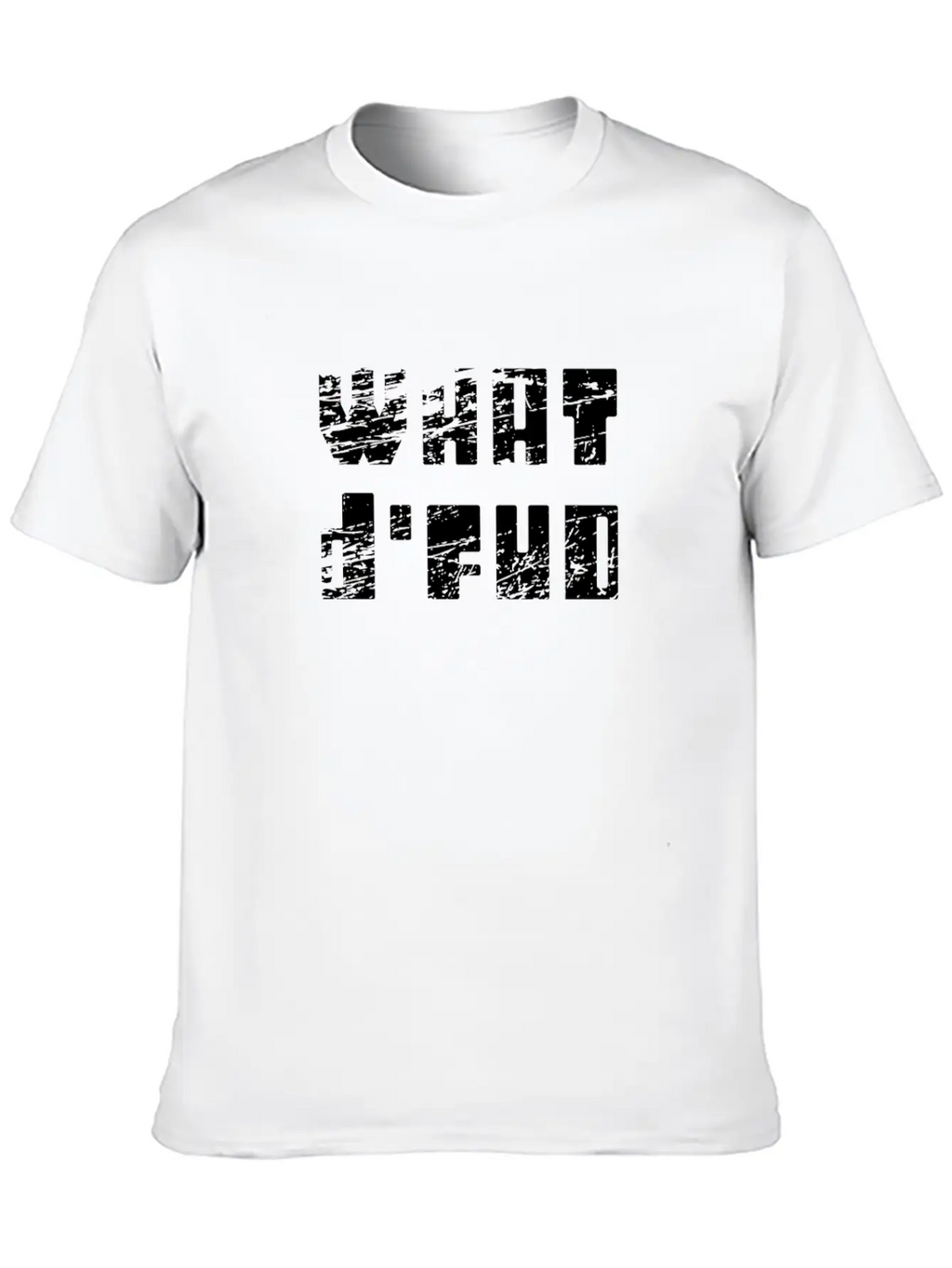 What D'FUD (FUD: Fear, Uncertainty And Doubt) Unisex Short Sleeve Soft Cotton T-Shirt – Casual Everyday Wear