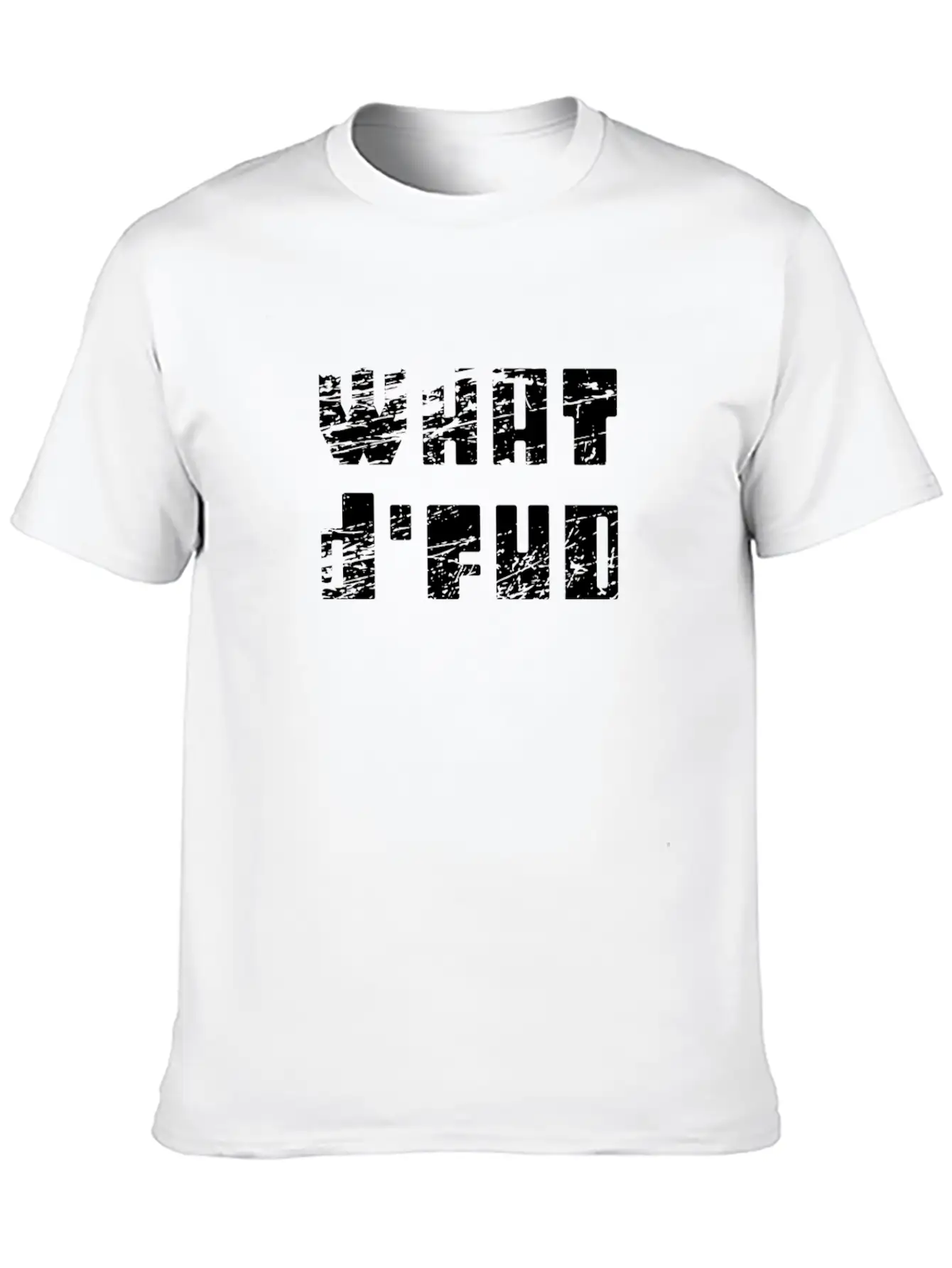 What D'FUD (FUD: Fear, Uncertainty And Doubt) Unisex Short Sleeve Soft Cotton T-Shirt – Casual Everyday Wear