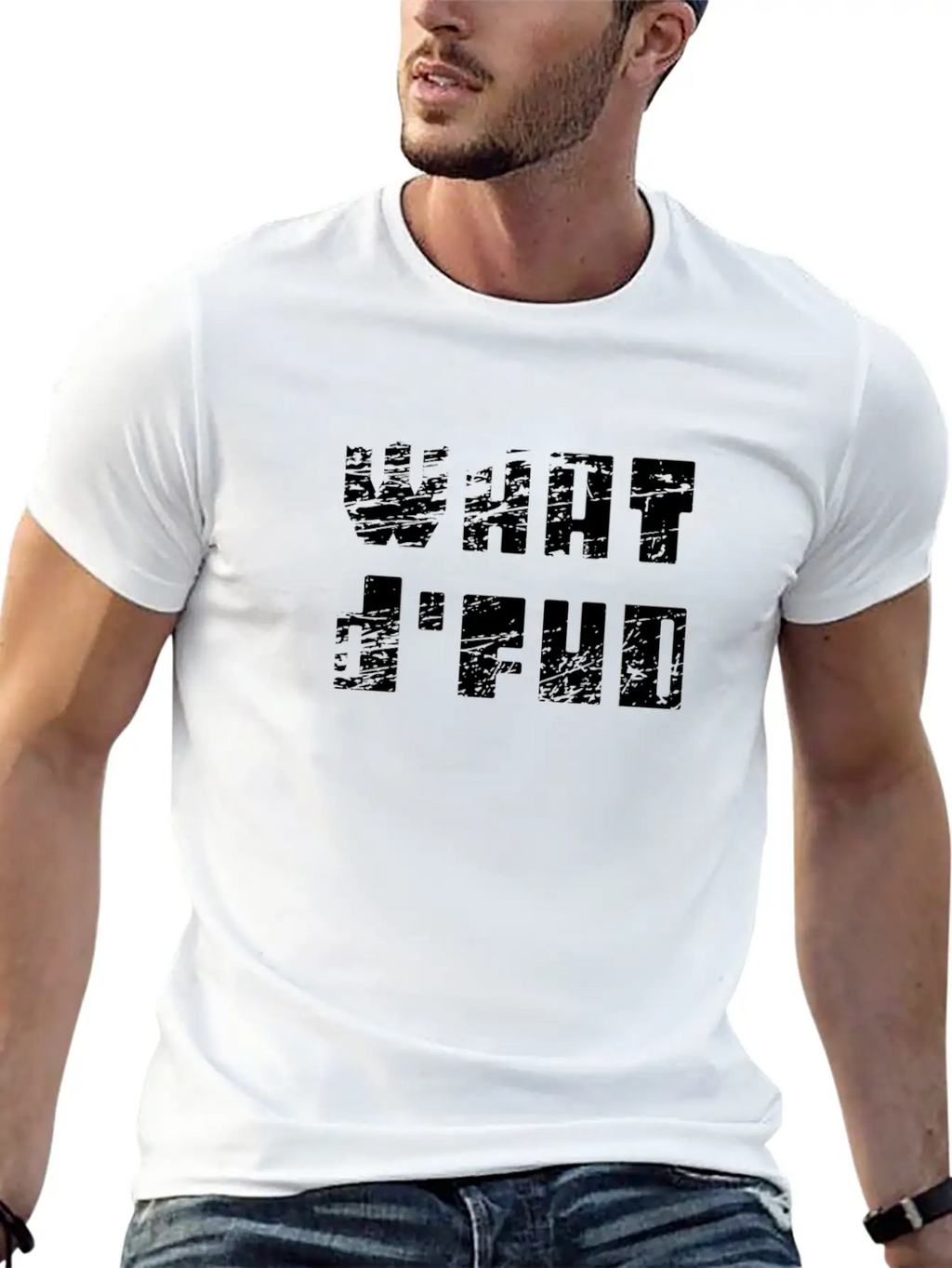 What D'FUD (FUD: Fear, Uncertainty And Doubt) Unisex Short Sleeve Soft Cotton T-Shirt – Casual Everyday Wear