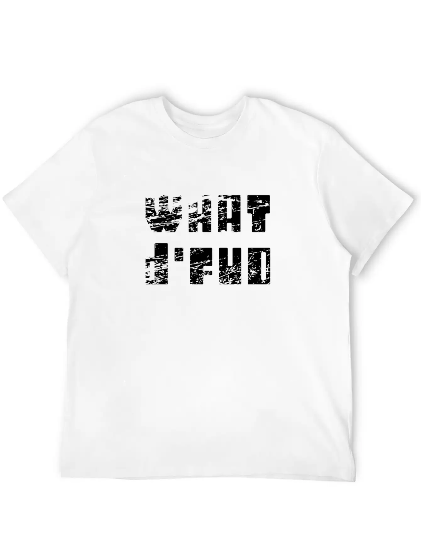 What D'FUD (FUD: Fear, Uncertainty And Doubt) Unisex Short Sleeve Soft Cotton T-Shirt – Casual Everyday Wear