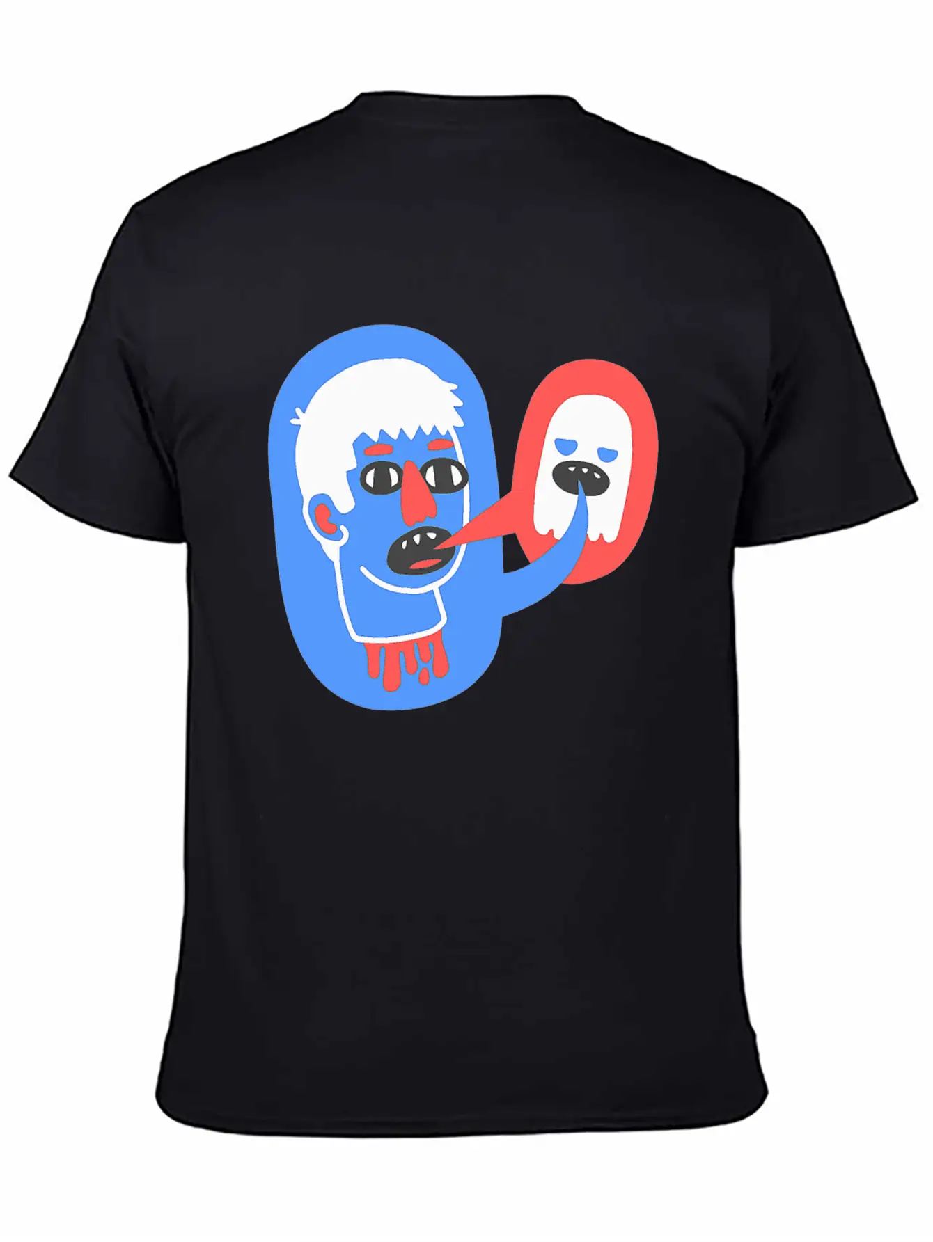 What The Lost Head Said Skull Creepy Scary Casual Graphic T-Shirt – Simple And Comfortable Daily Wear