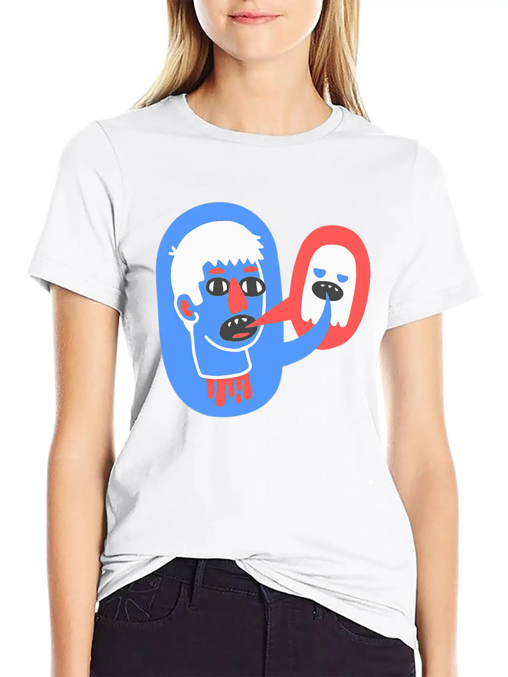 What The Lost Head Said Skull Creepy Scary Essential Cotton Tee For Daily Outfits – Unisex Style