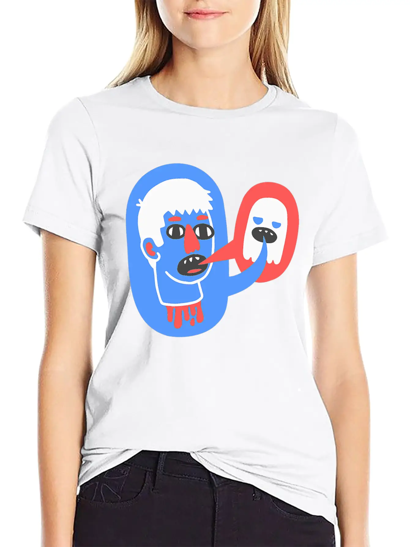 What The Lost Head Said Skull Creepy Scary Essential Cotton Tee For Daily Outfits – Unisex Style