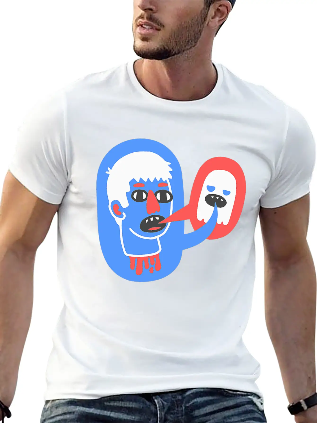What The Lost Head Said Skull Creepy Scary Essential Cotton Tee For Daily Outfits – Unisex Style