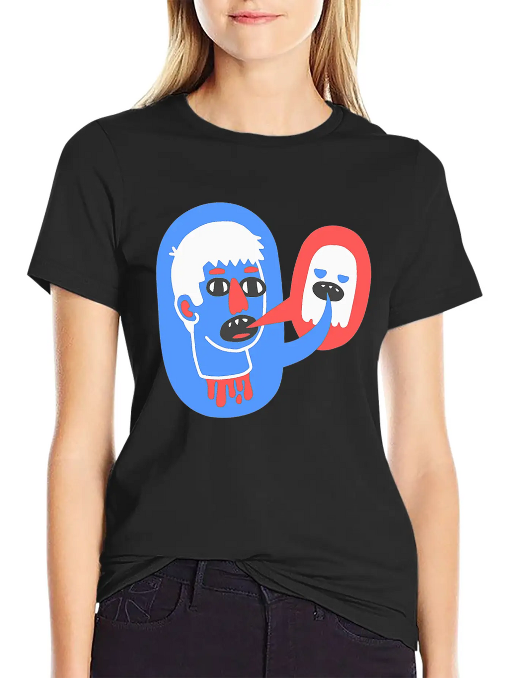 What The Lost Head Said Skull Creepy Scary Essential Cotton Tee For Daily Outfits – Unisex Style