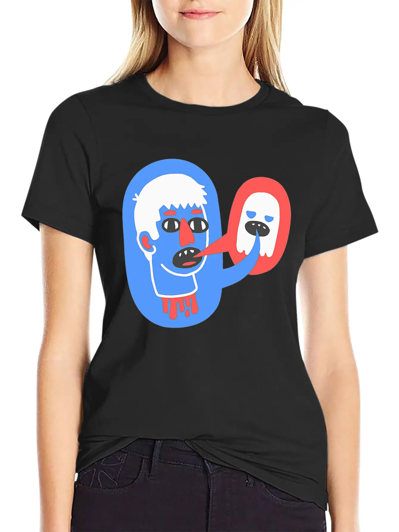 What The Lost Head Said Skull Creepy Scary Essential Cotton Tee For Daily Outfits – Unisex Style