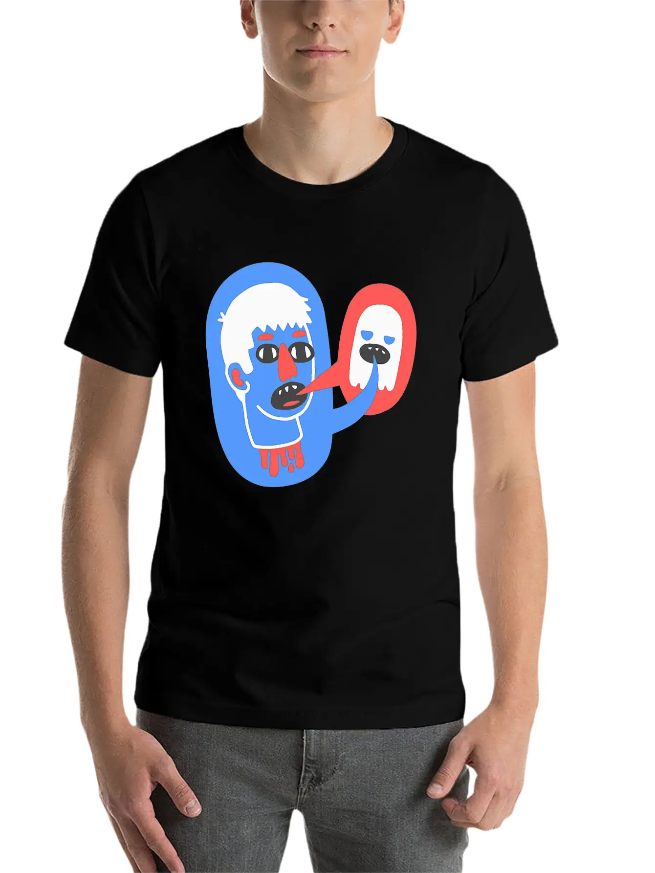 What The Lost Head Said Skull Creepy Scary Essential Cotton Tee For Daily Outfits – Unisex Style