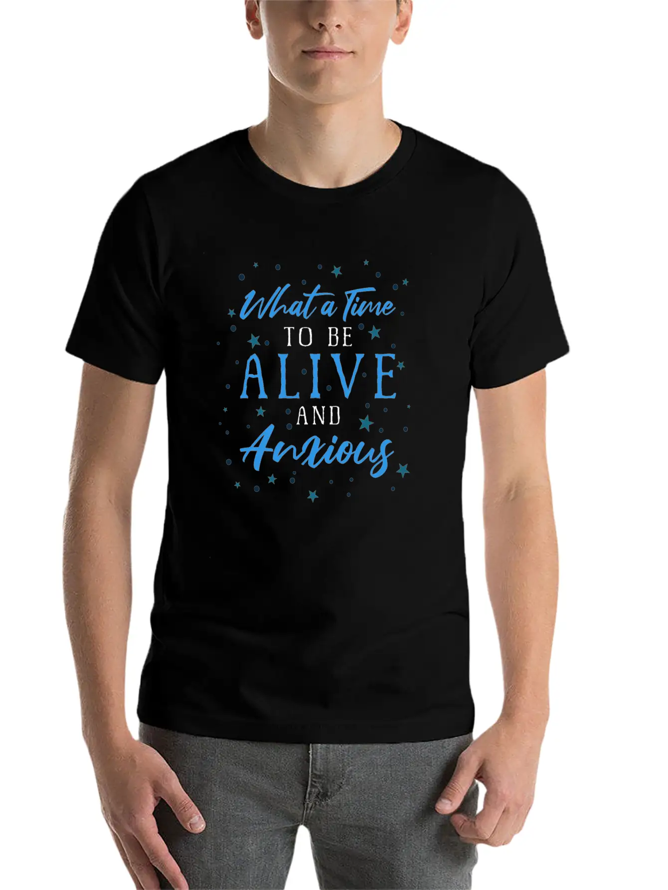 What Time To Be Alive Anxious Social Anxiety Breathable Soft Cotton T-Shirt – Timeless Casual Look