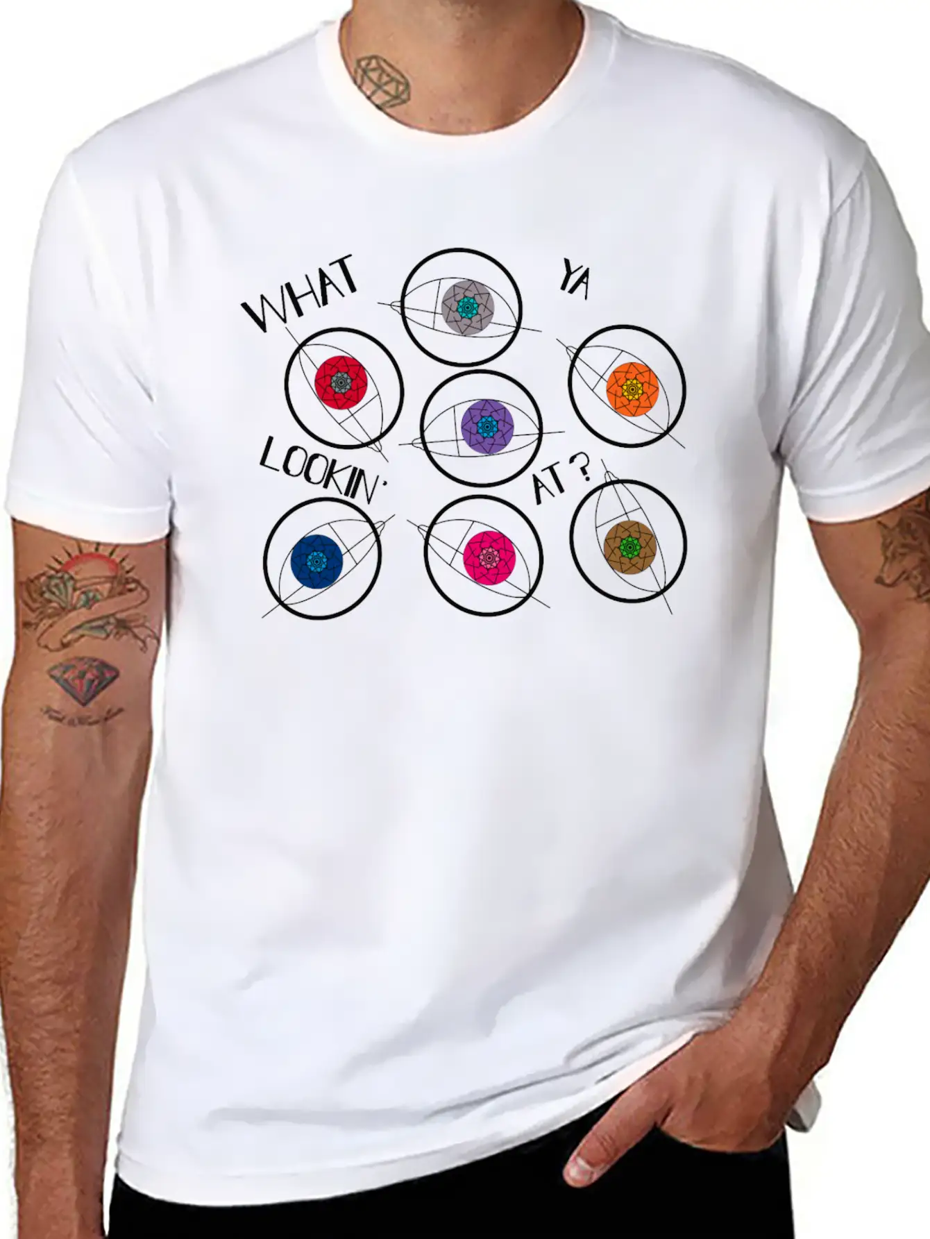 What Ya Lookin’ At? Unisex Casual T-Shirt – Clean Design For Daily Comfort