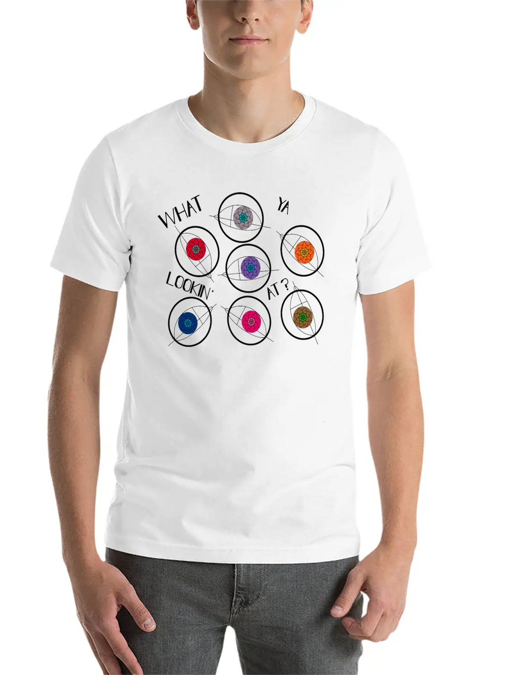 What Ya Lookin’ At? Unisex Casual T-Shirt – Clean Design For Daily Comfort