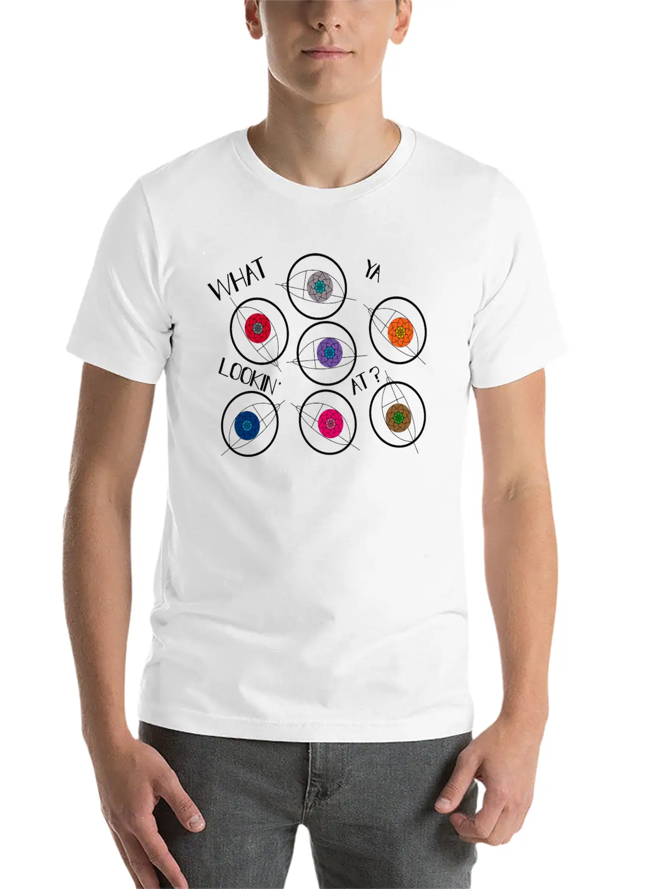 What Ya Lookin’ At? Unisex Casual T-Shirt – Clean Design For Daily Comfort