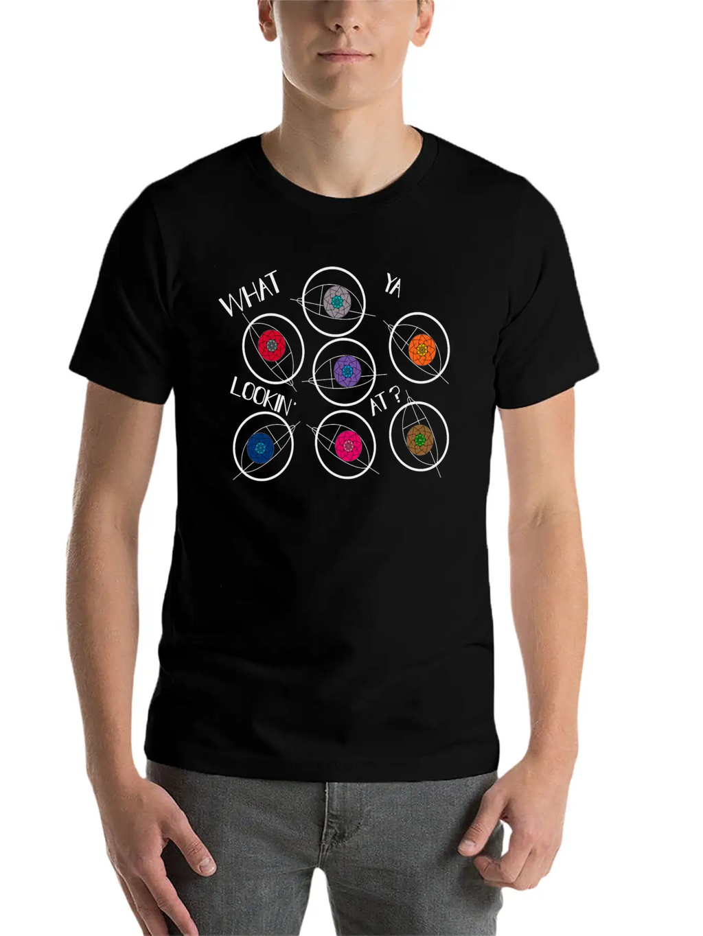 What Ya Lookin’ At? Unisex Casual T-Shirt – Clean Design For Daily Comfort