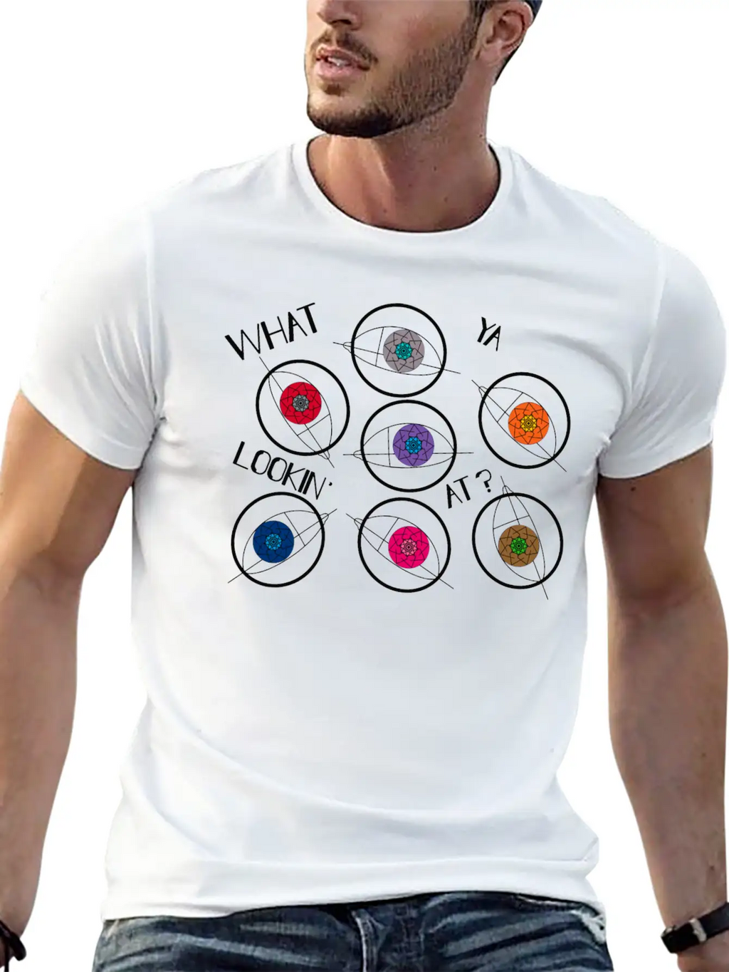 What Ya Lookin’ At? Unisex Casual T-Shirt – Clean Design For Daily Comfort
