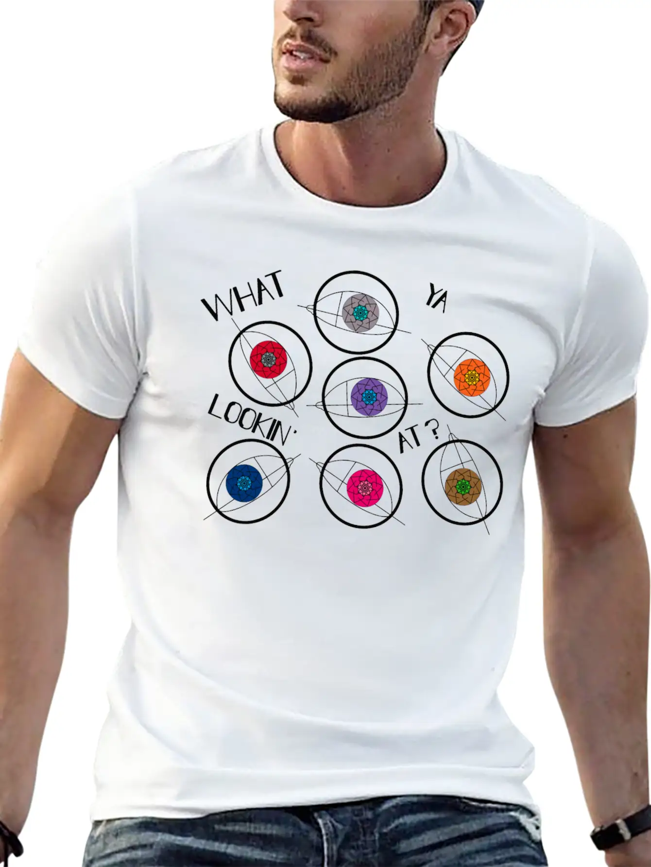 What Ya Lookin’ At? Unisex Casual T-Shirt – Clean Design For Daily Comfort