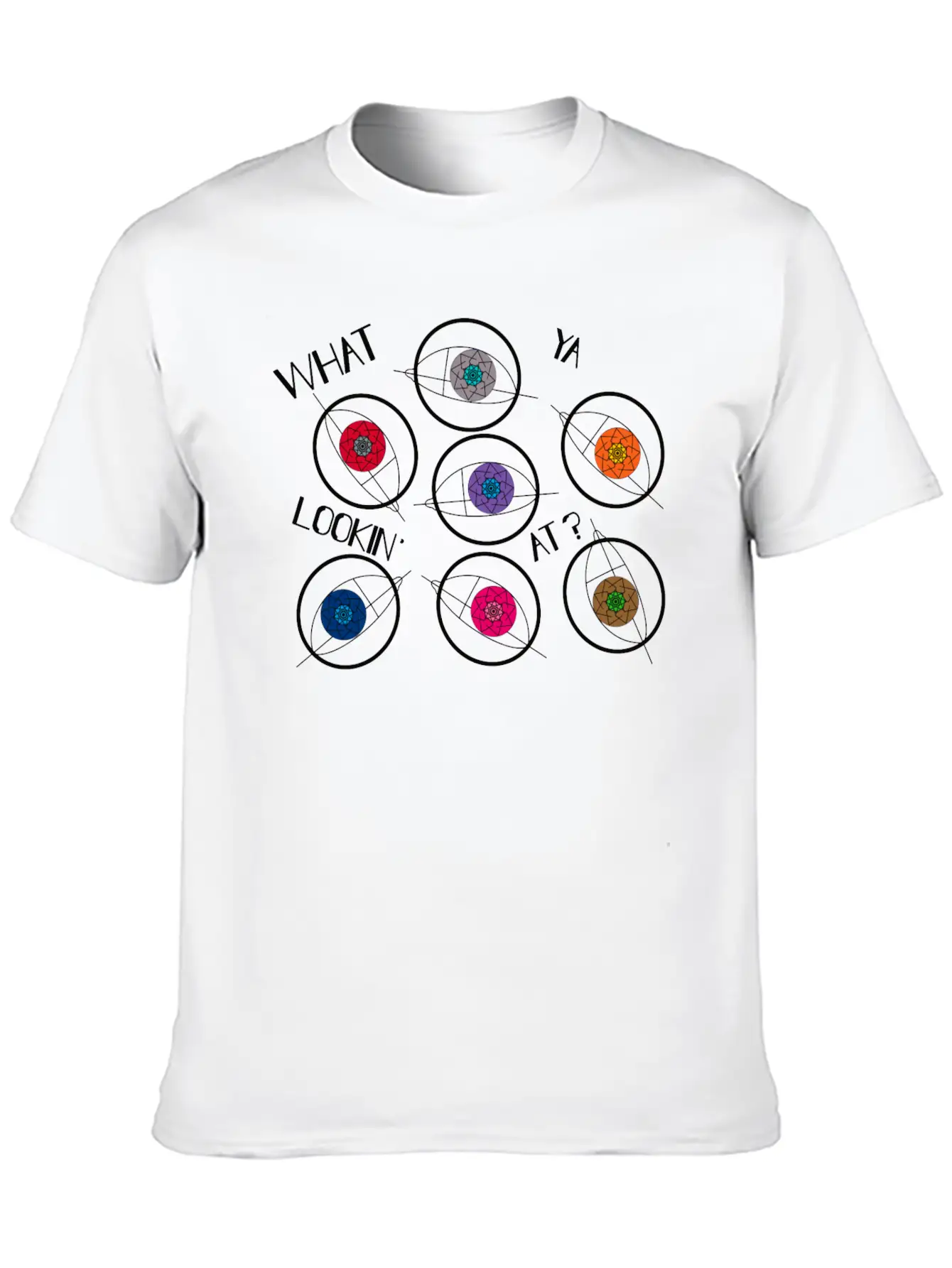 What Ya Lookin’ At? Unisex Casual T-Shirt – Clean Design For Daily Comfort