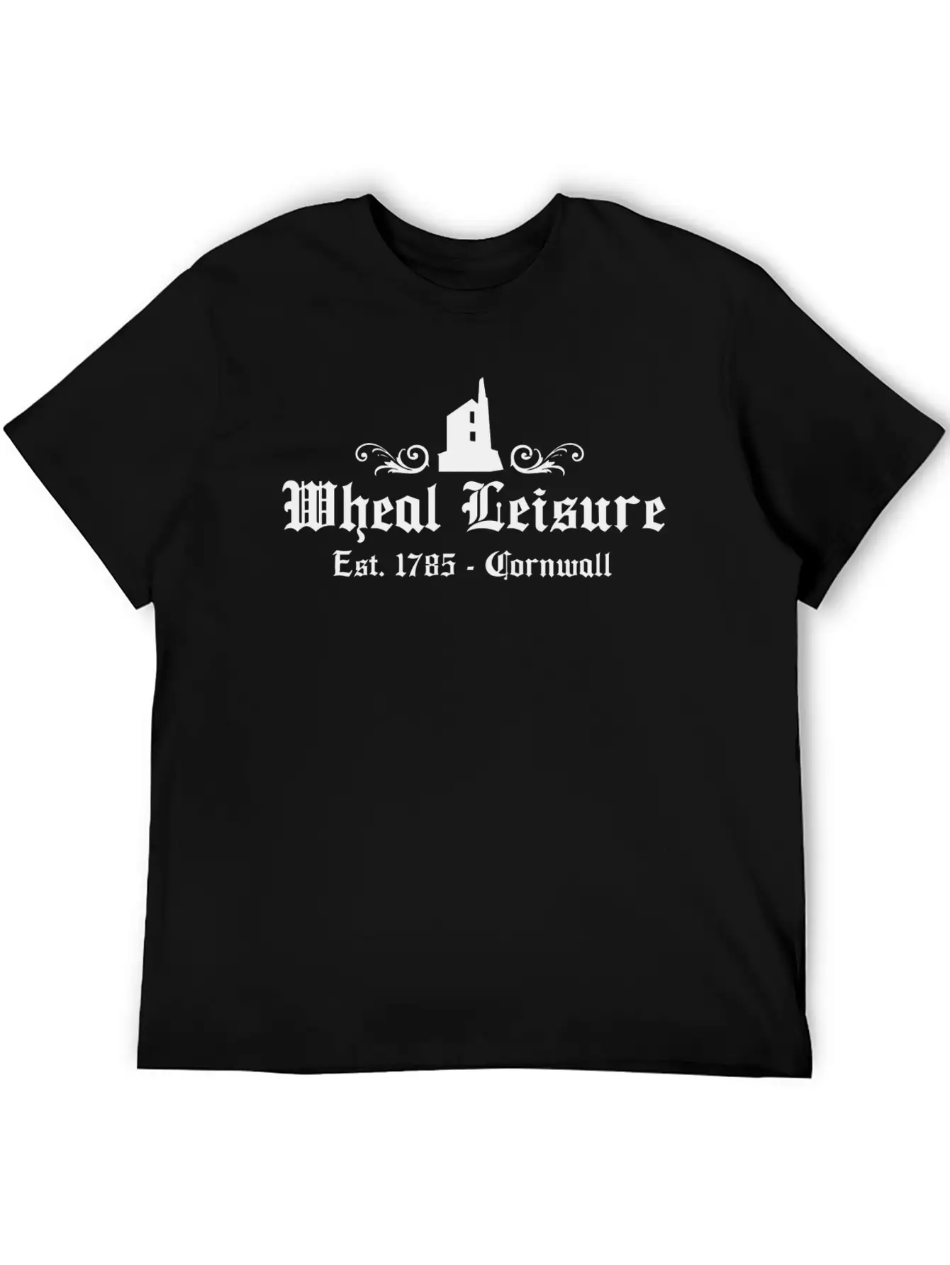 Wheal Leisure Mining Mine Company Poldark Cornwall Stylish Everyday T-Shirt – Unisex Basic Cotton Tee