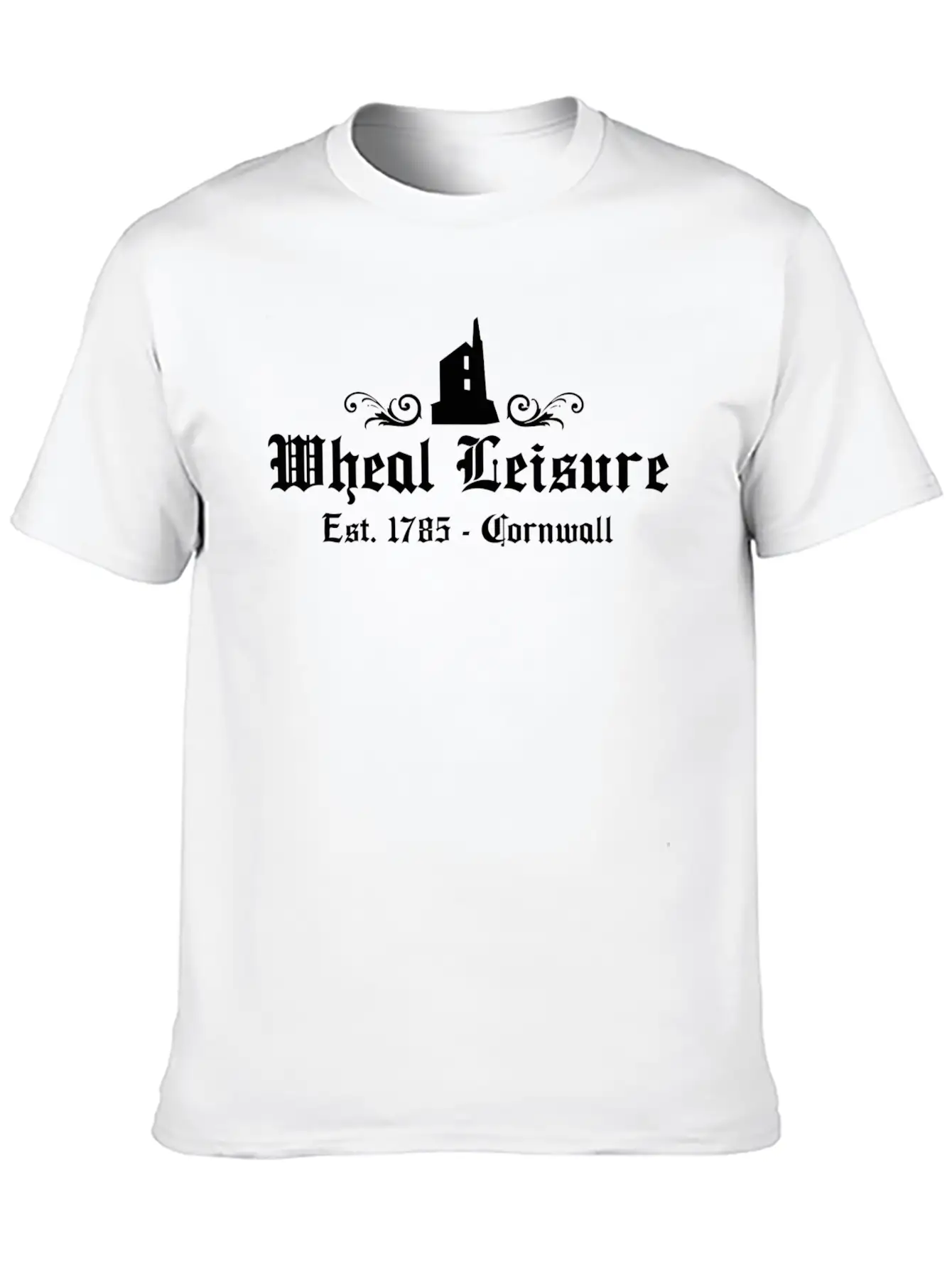 Wheal Leisure Mining Mine Company Poldark Cornwall Stylish Everyday T-Shirt – Unisex Basic Cotton Tee