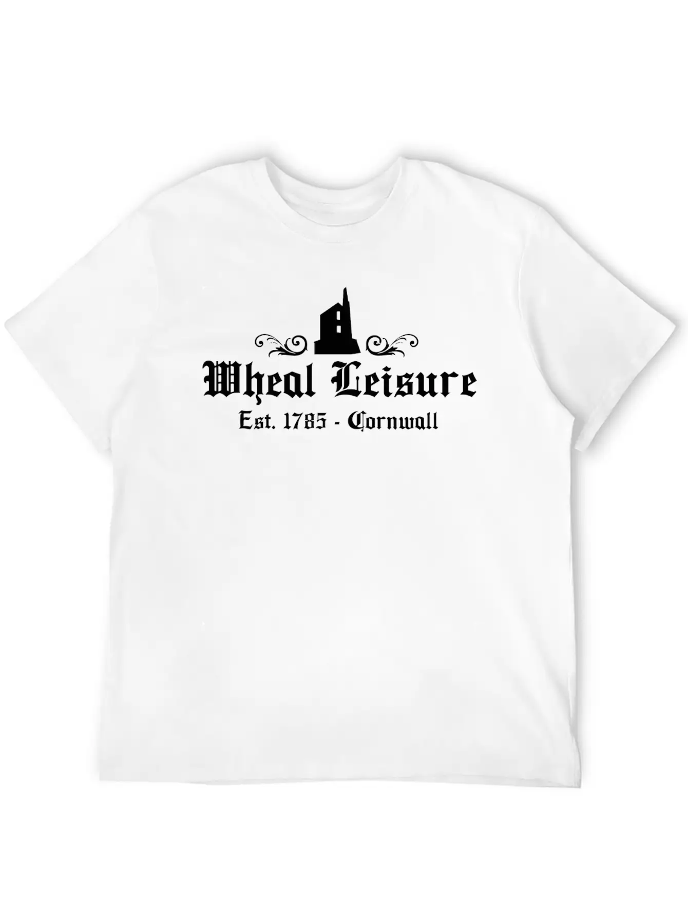 Wheal Leisure Mining Mine Company Poldark Cornwall Stylish Everyday T-Shirt – Unisex Basic Cotton Tee