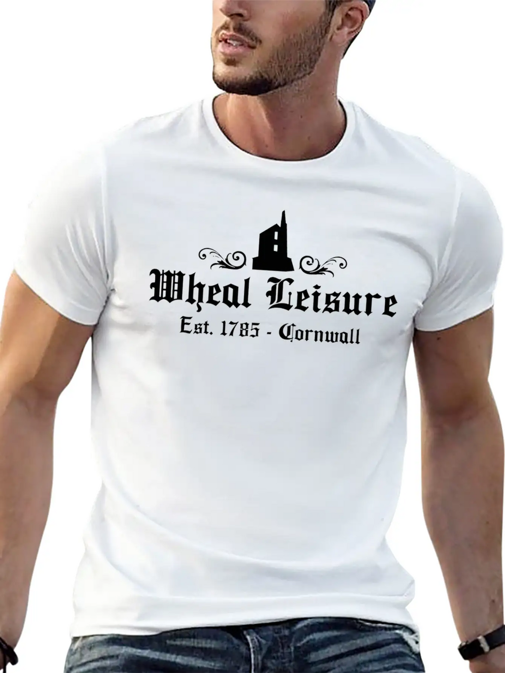 Wheal Leisure Mining Mine Company Poldark Cornwall Stylish Everyday T-Shirt – Unisex Basic Cotton Tee