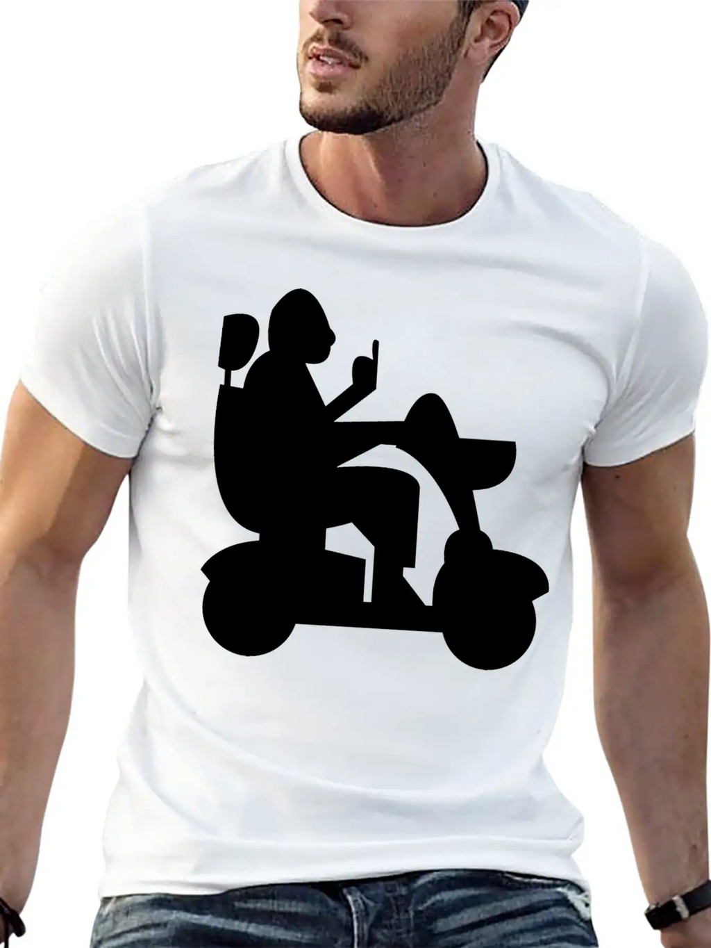 Wheelchair Driver Invalid Chair Unisex Casual T-Shirt – Clean Design For Daily Comfort