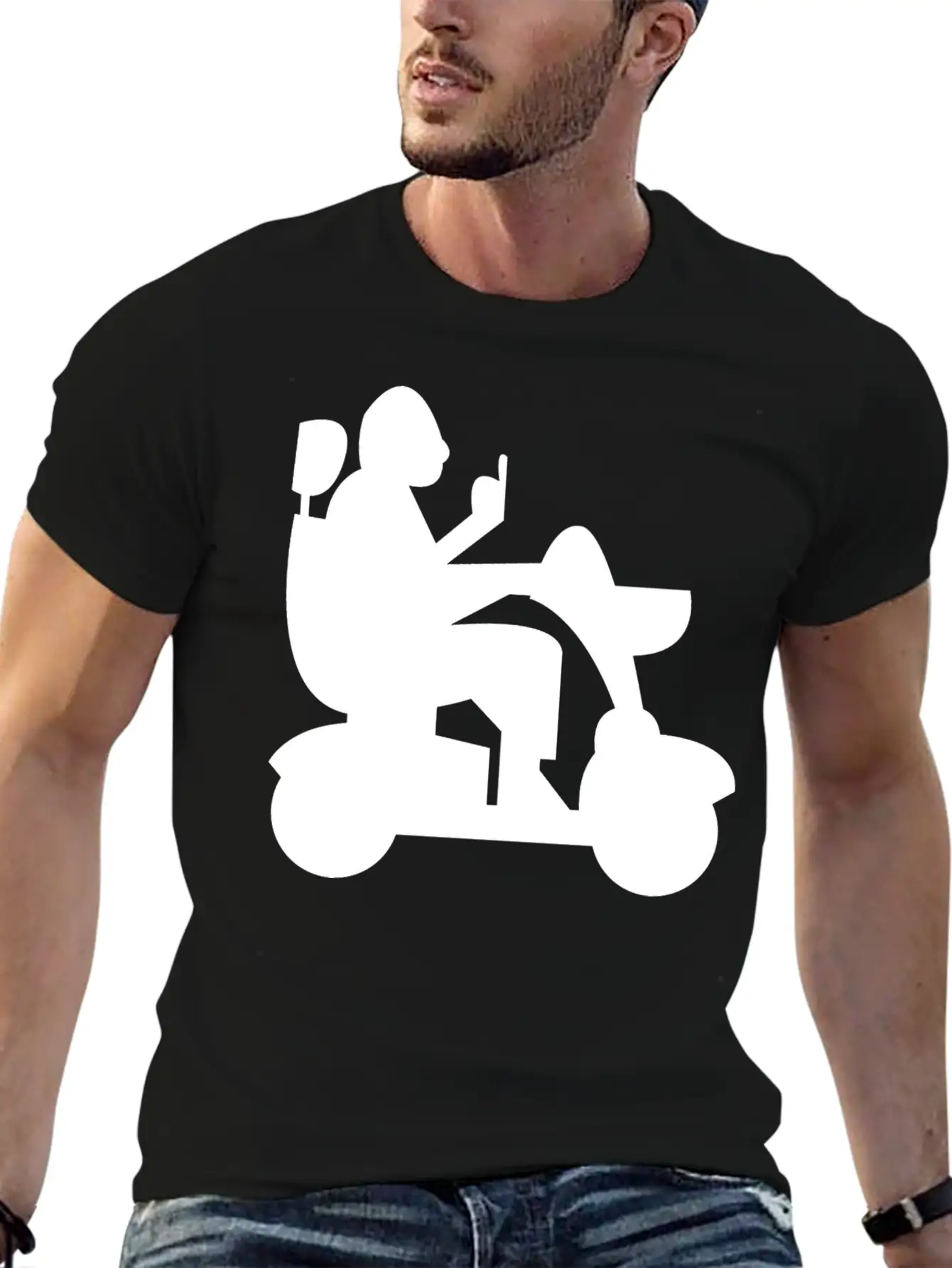 Wheelchair Driver Invalid Chair Unisex Casual T-Shirt – Clean Design For Daily Comfort