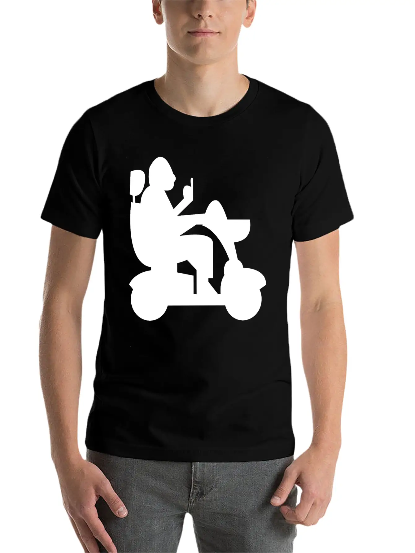Wheelchair Driver Invalid Chair Unisex Casual T-Shirt – Clean Design For Daily Comfort