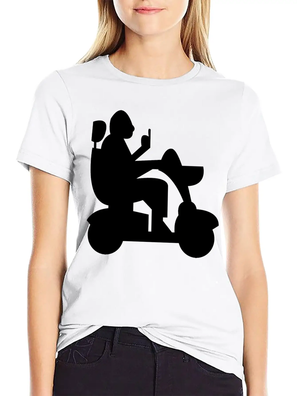 Wheelchair Driver Invalid Chair Unisex Casual T-Shirt – Clean Design For Daily Comfort