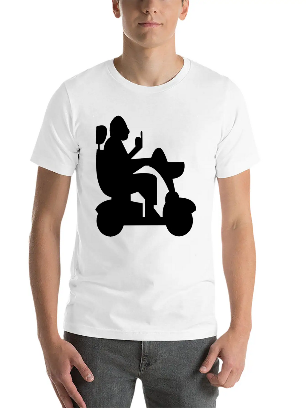 Wheelchair Driver Invalid Chair Unisex Casual T-Shirt – Clean Design For Daily Comfort