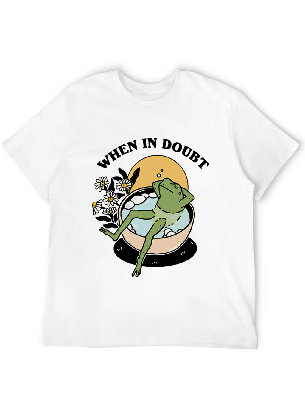 When In Doubt Just Chill Out Unisex Casual T-Shirt – Clean Design For Daily Comfort