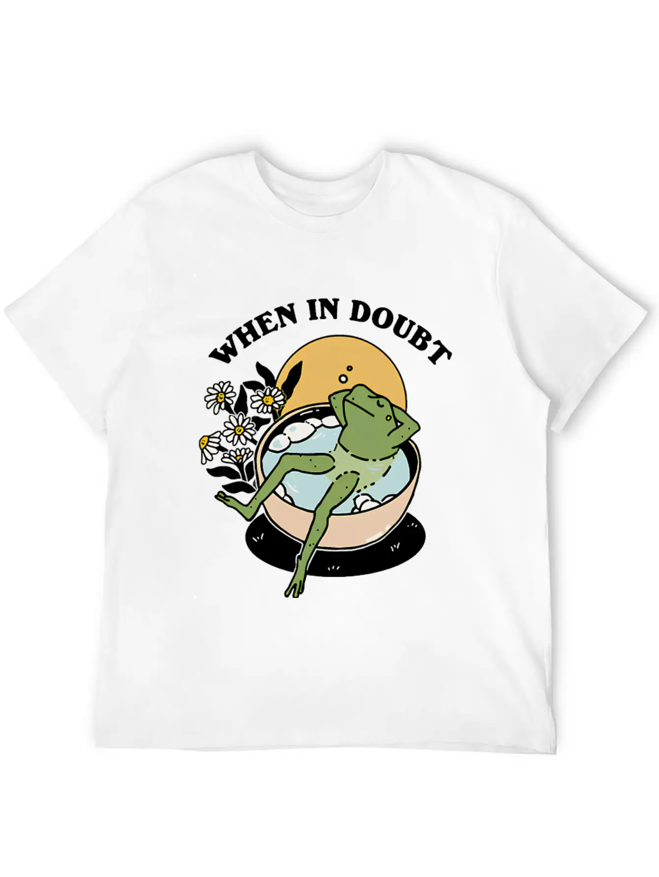 When In Doubt Just Chill Out Unisex Casual T-Shirt – Clean Design For Daily Comfort
