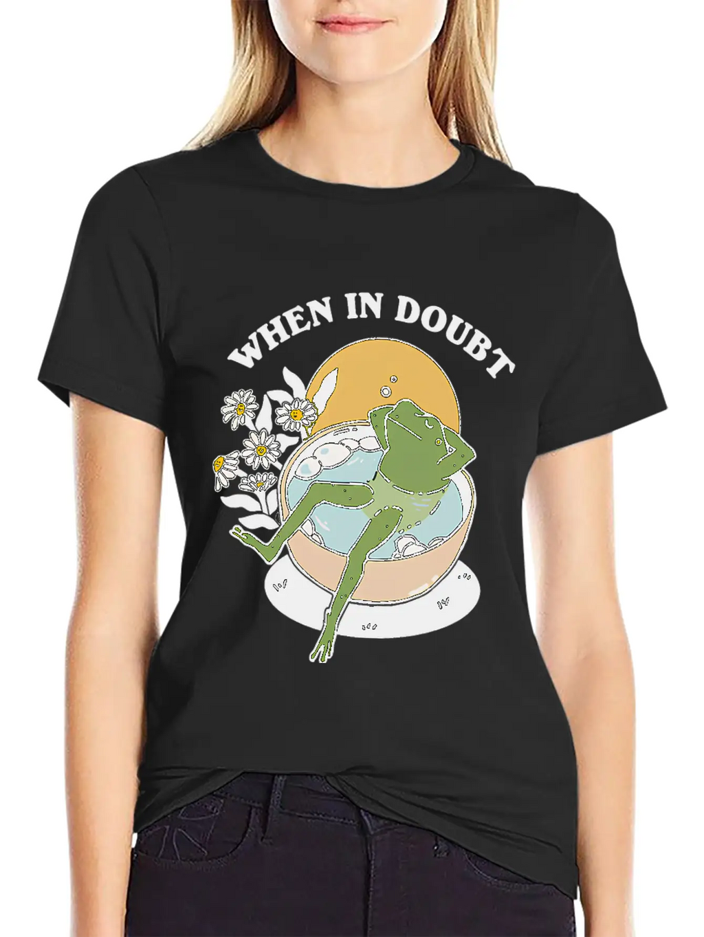 When In Doubt Just Chill Out Unisex Casual T-Shirt – Clean Design For Daily Comfort