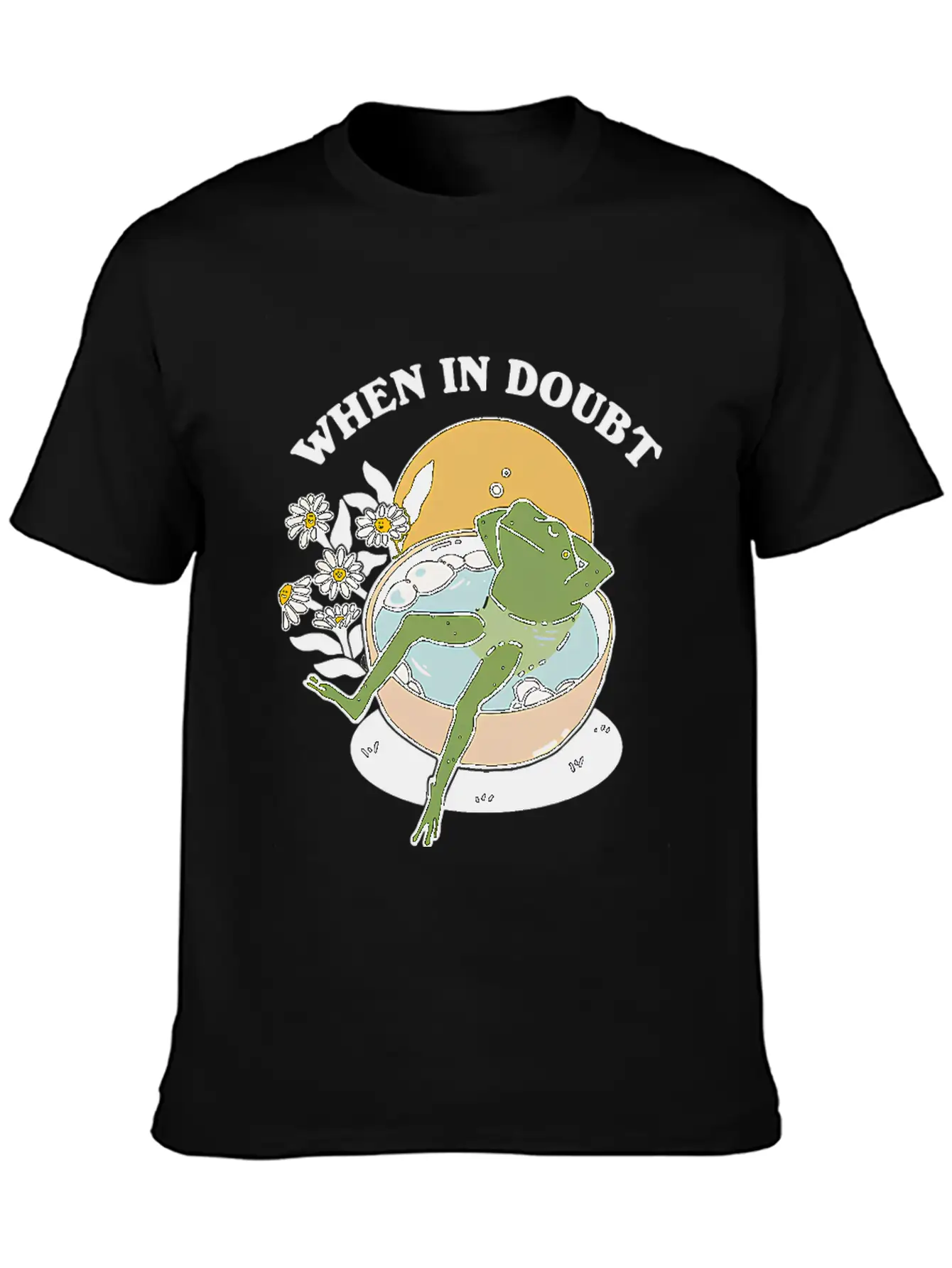 When In Doubt Just Chill Out Unisex Casual T-Shirt – Clean Design For Daily Comfort