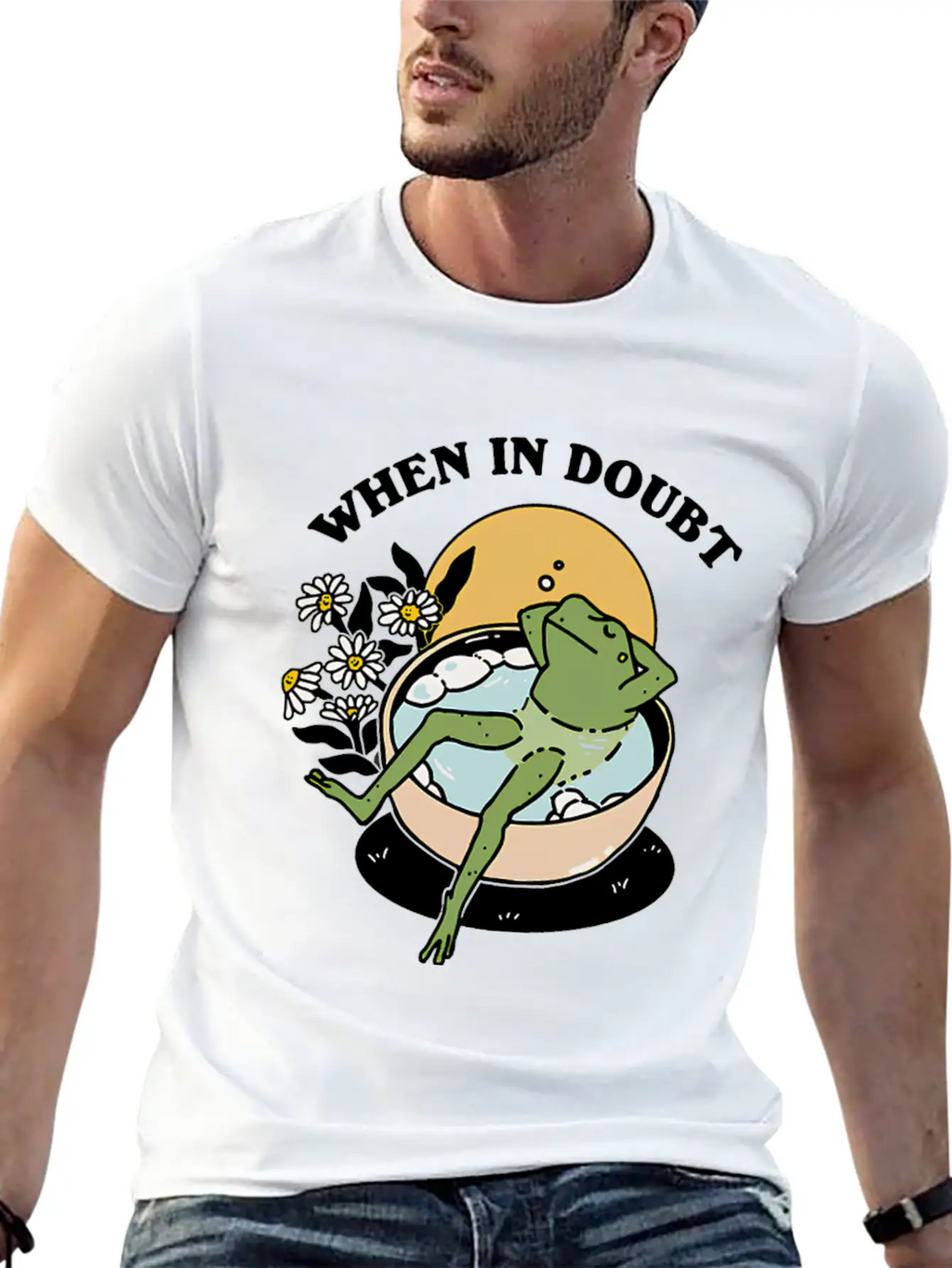 When In Doubt Just Chill Out Unisex Casual T-Shirt – Clean Design For Daily Comfort